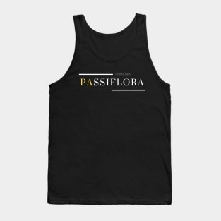 Minimalist Exotic Plant Design: Natural and Sophisticated Style - Passiflora Tank Top